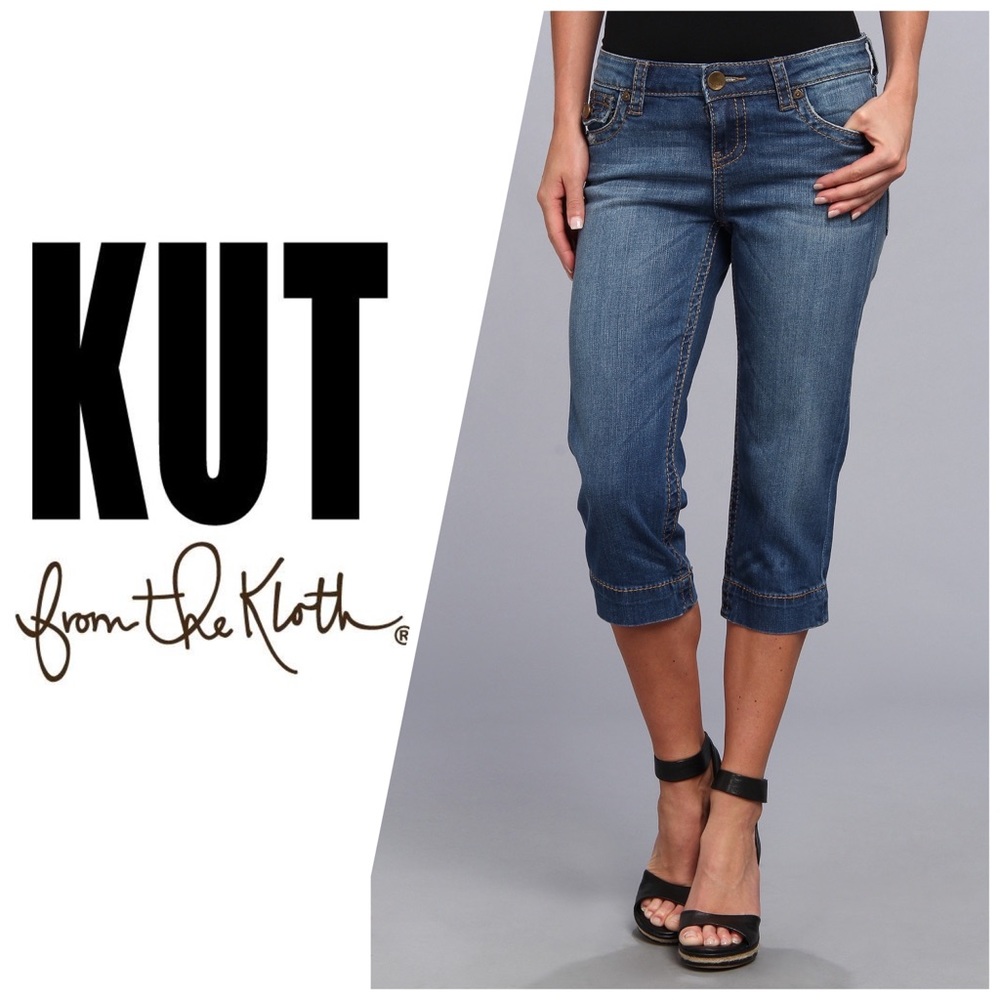 Kut from the Kloth Natalie Crop Jeans👖